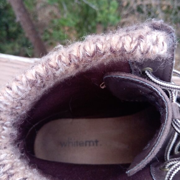 whitemt brown booties sz 7 - Picture 9 of 14